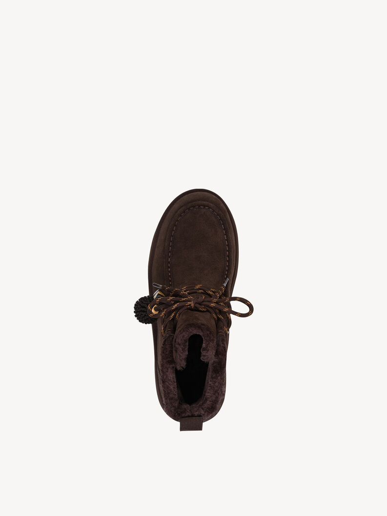 Lederstiefelette - braun Warmfutter, MOCCA, hi-res