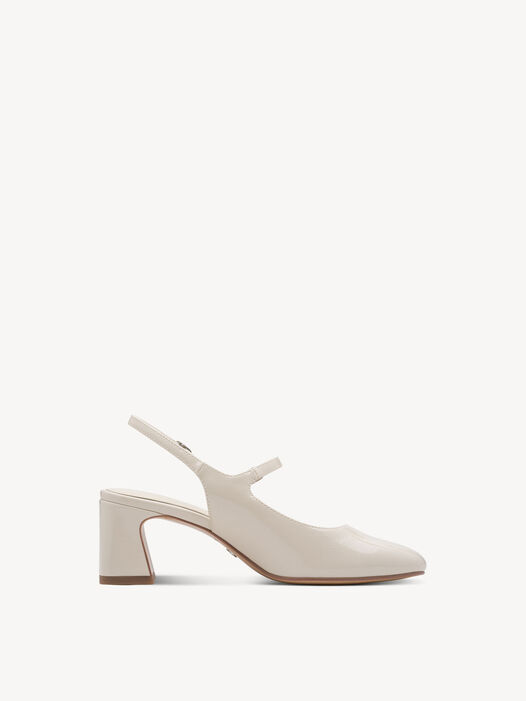 Slingpumps, IVORY PATENT, hi-res