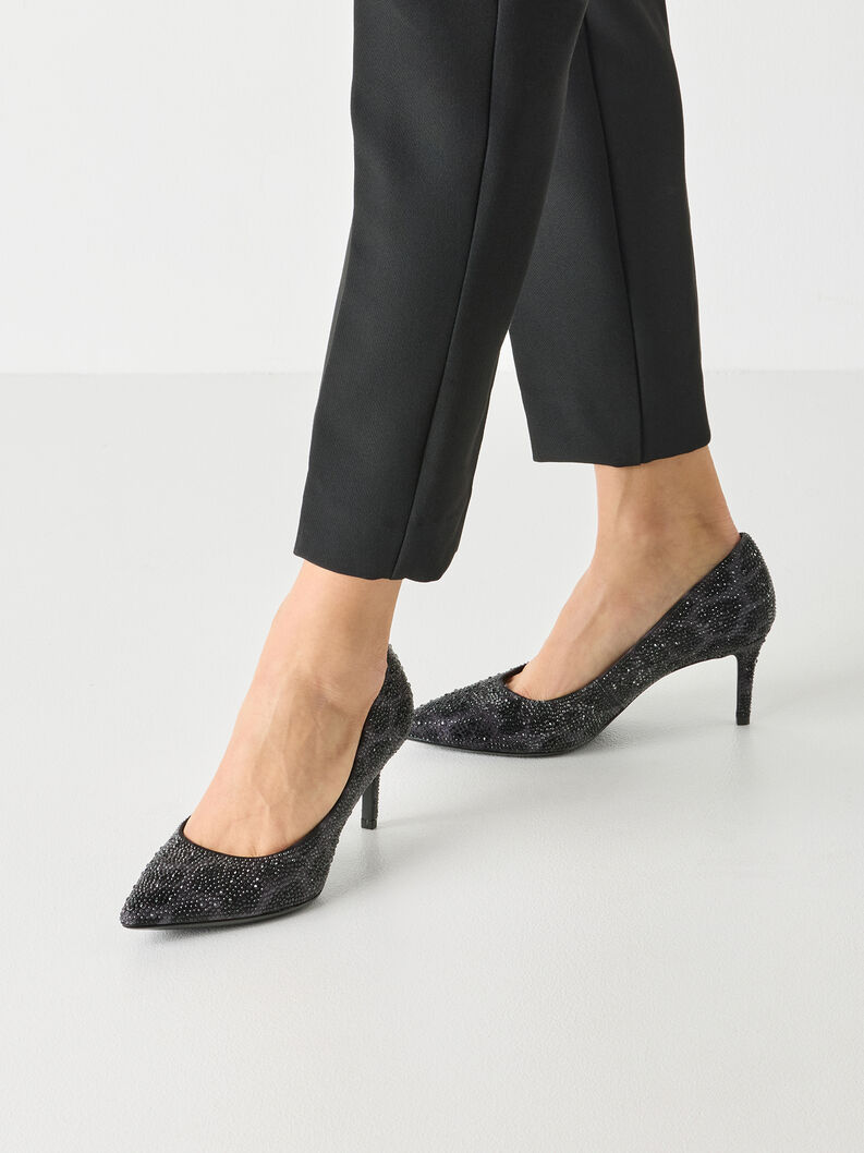 Pumps - gr&aring;, GREY LEOPARD, hi-res