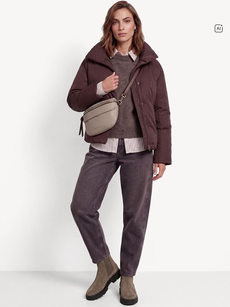 Bottine Chelsea en cuir - marron, TAUPE SUEDE, hi-res
