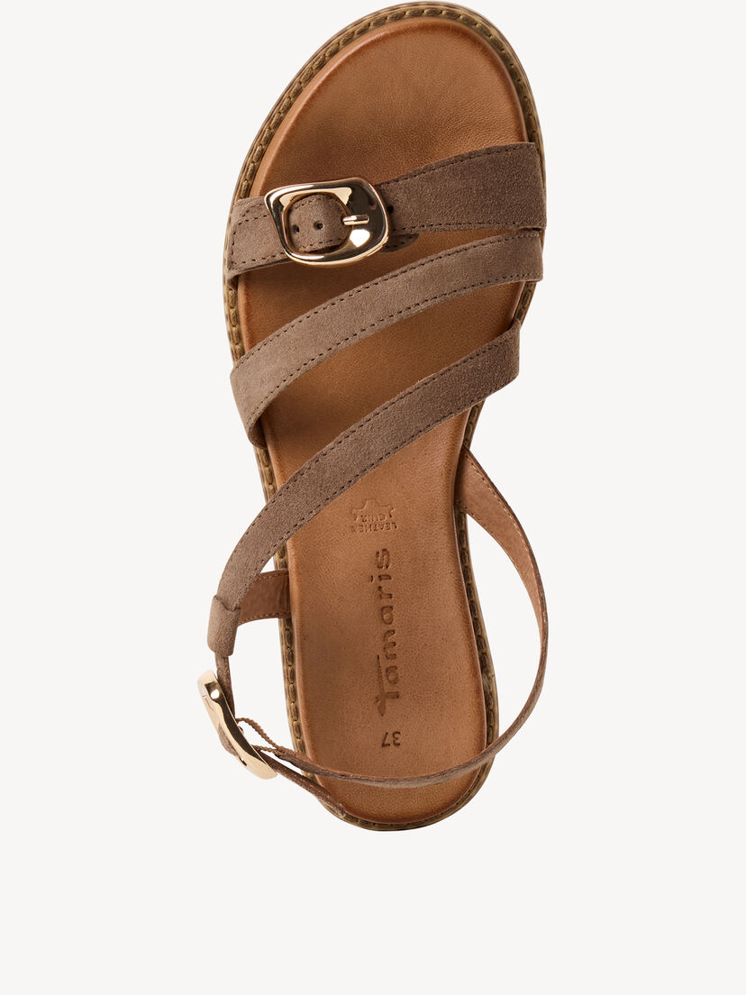 Sandaal, TAUPE SUEDE, hi-res