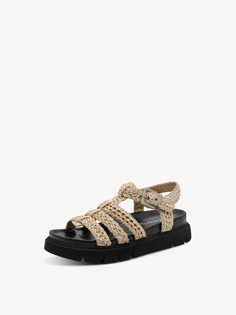 Sandaaltje - beige, beige, hi-res