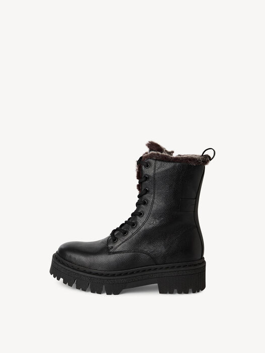 Enkellaarsje, BLACK LEATHER, hi-res