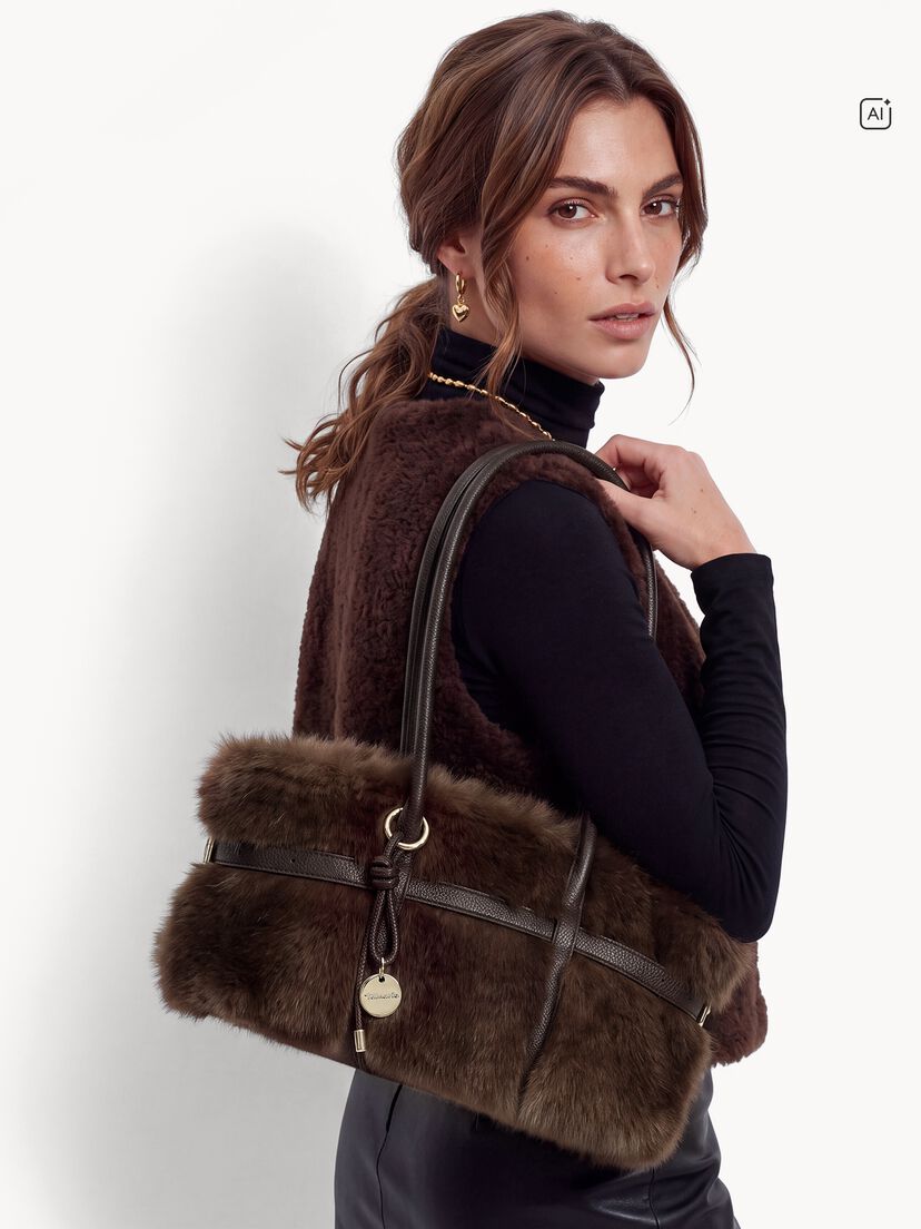 Shopper - bruin, brown, hi-res