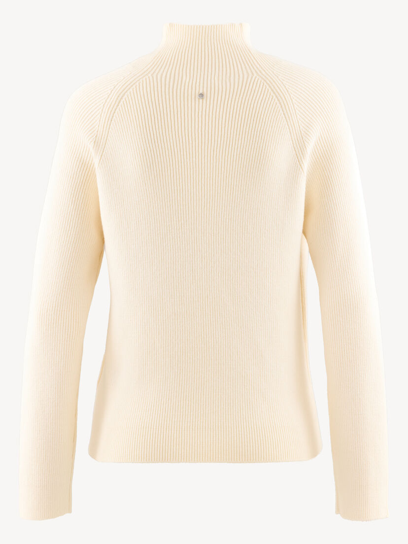 Gebreide trui - beige, Whitecap Gray, hi-res