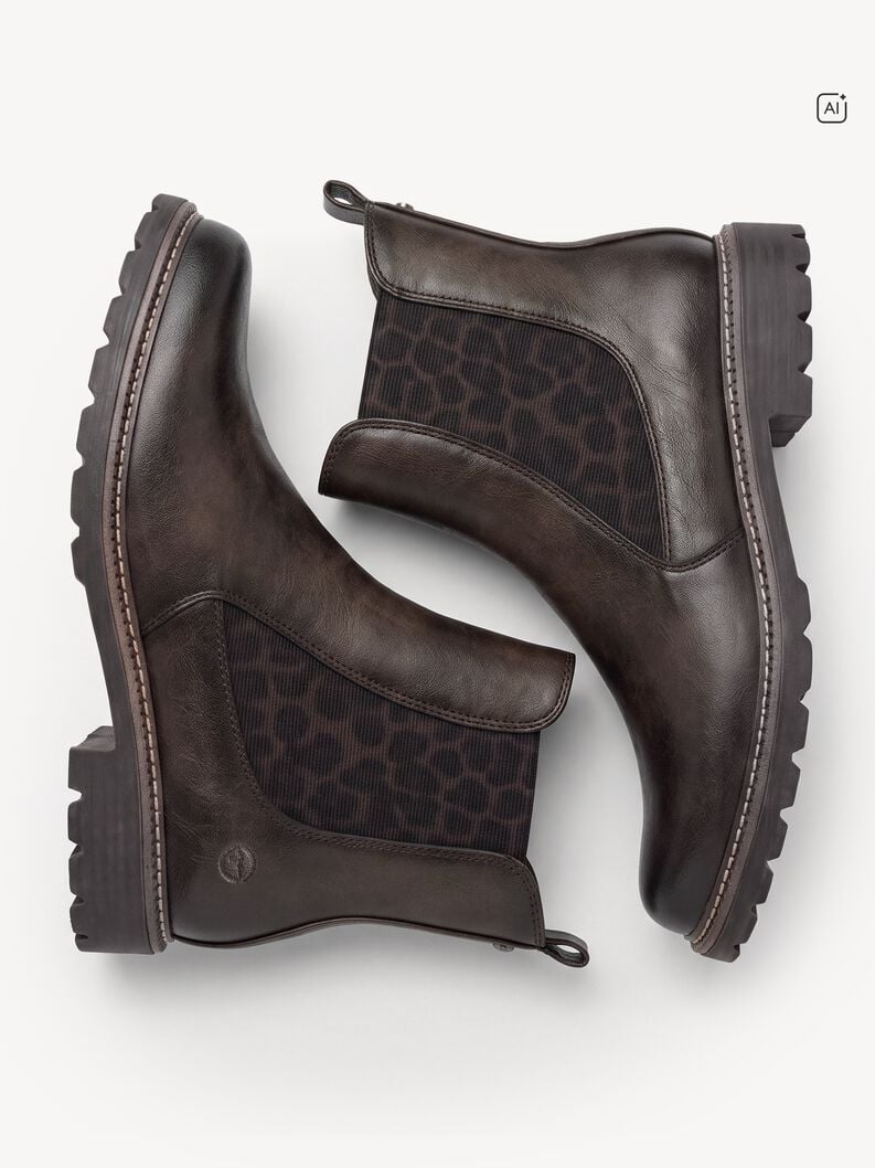 Bottine Chelsea - marron, MOCCA/LEOPARD, hi-res