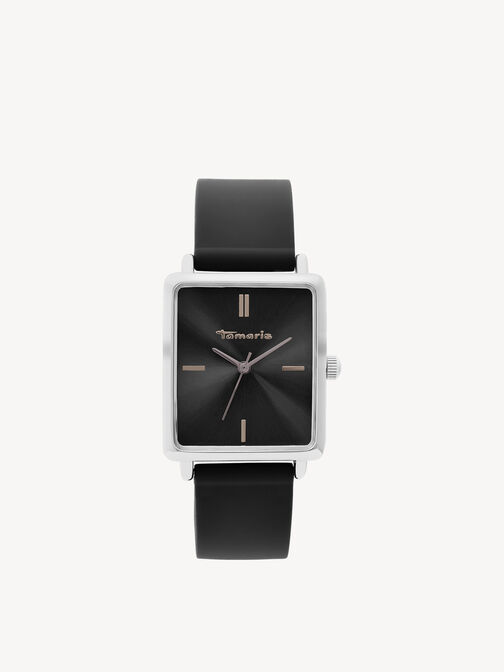 Orologio, silber-glossy schwarz, hi-res
