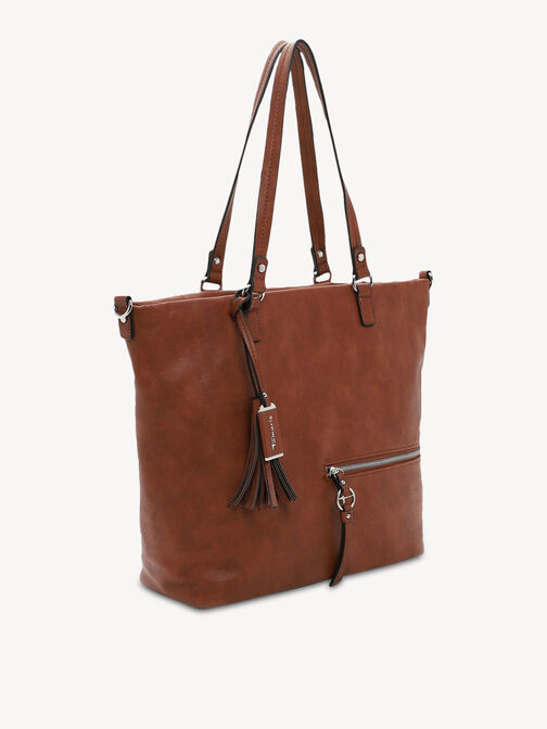 Shopping bag, cognac, hi-res