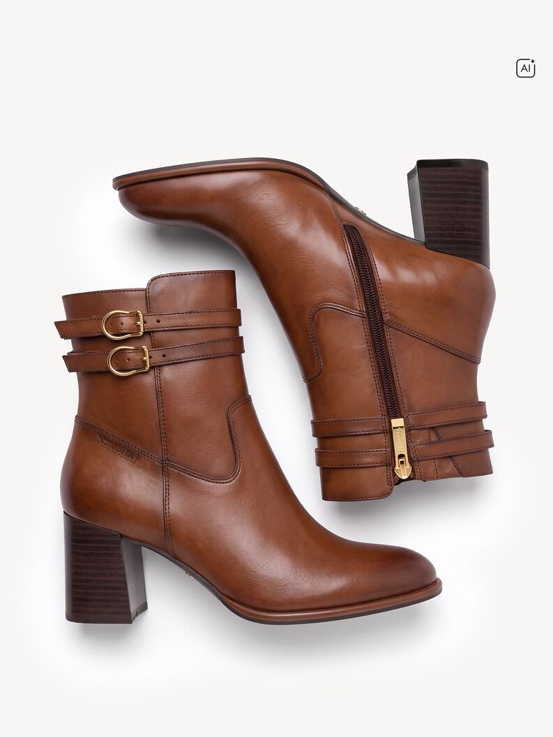 Bootie - brown, cognac, hi-res