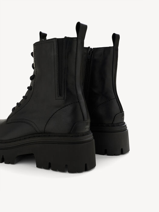 Enkellaarsje, BLACK LEATHER, hi-res