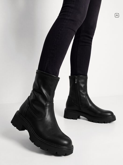Enkellaarsje, BLACK, hi-res