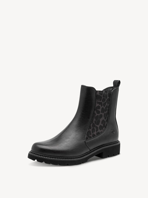 Bottine Chelsea, BLACK/LEOPARD, hi-res