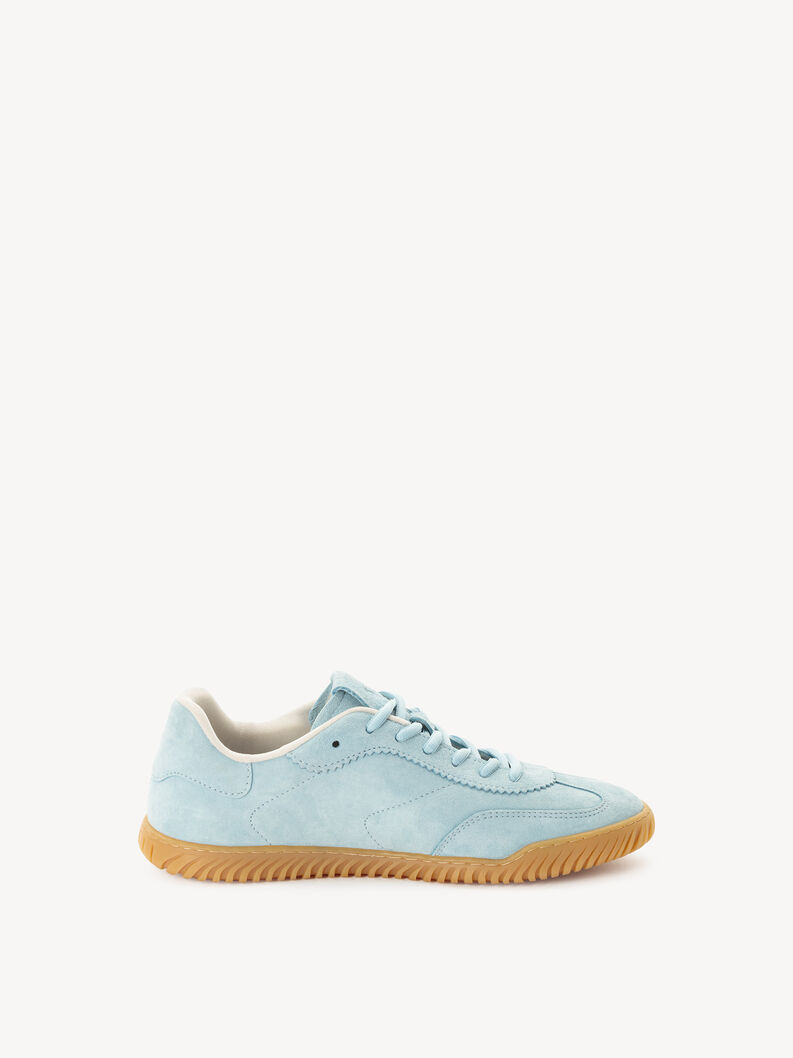 Leather Sneaker - blue, LIGHT BLUE, hi-res
