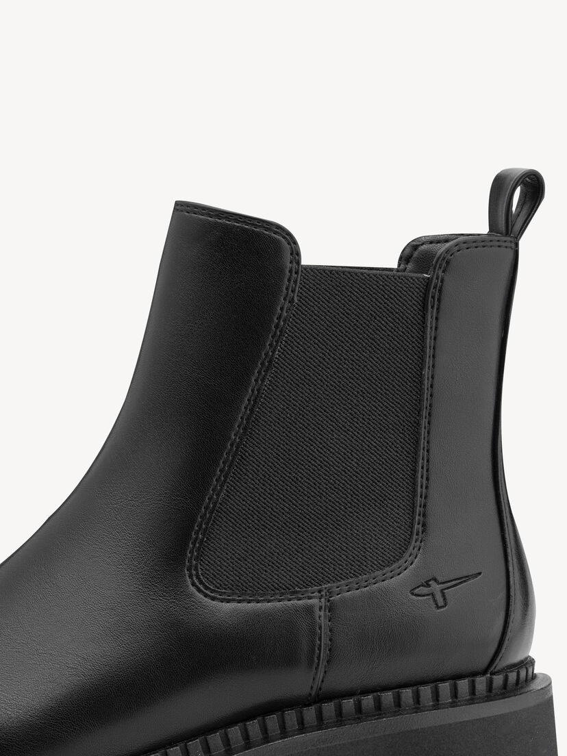 Chelseaboot - zwart, BLACK, hi-res