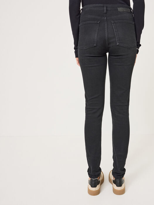 Skinny Jeans, Wash Black Denim, hi-res