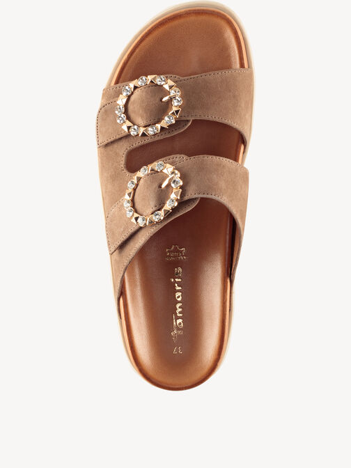 Mule, TAUPE SUEDE, hi-res