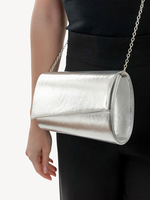 Clutch, silver, hi-res