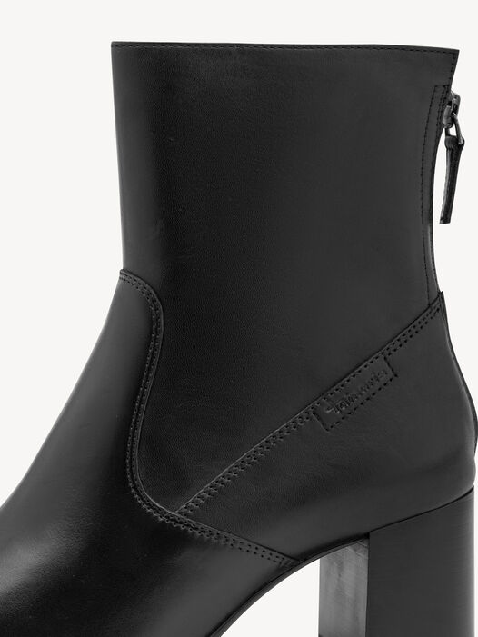 Enkellaarsje, BLACK LEATHER, hi-res
