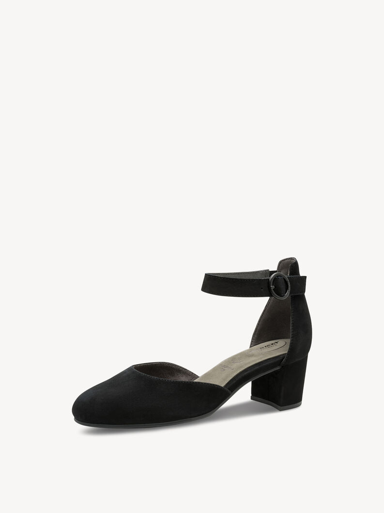 Pumps - sort, BLACK SUEDE, hi-res