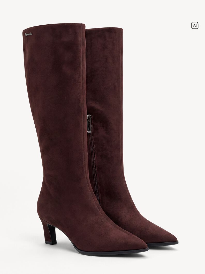 Boots - red, BURGUNDY, hi-res