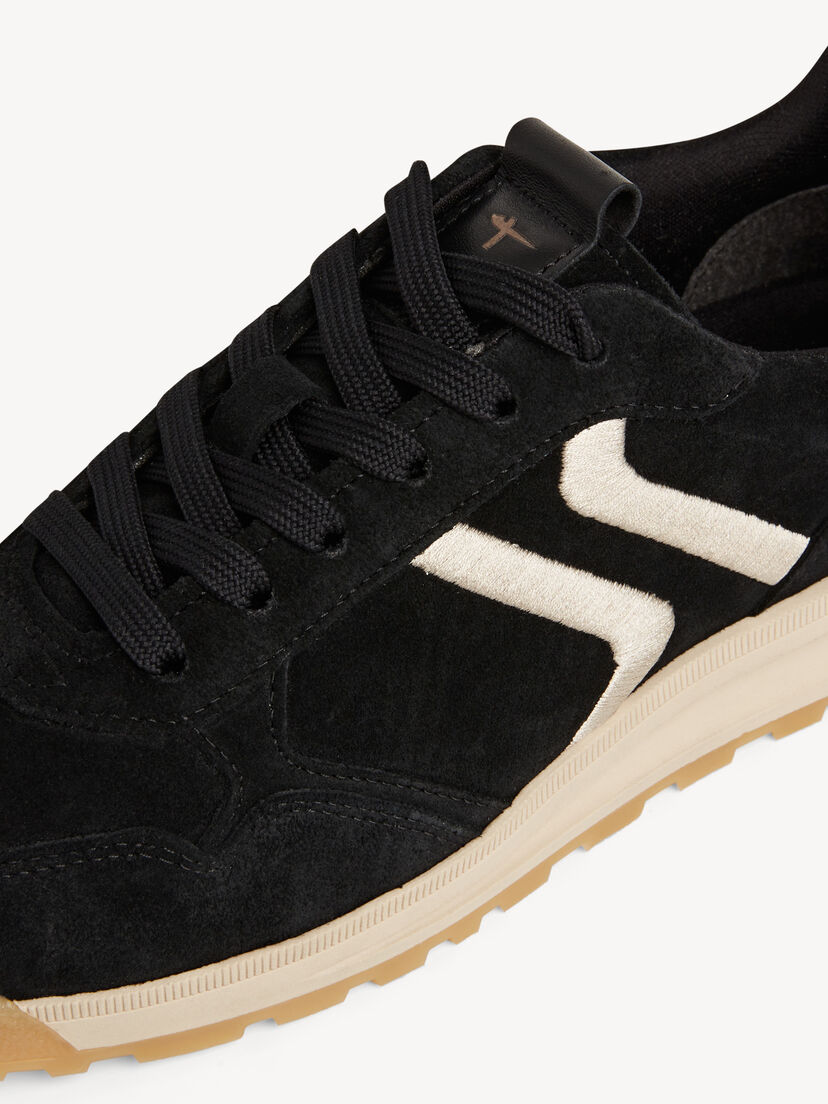 Leren Sneaker - zwart, BLACK COMB, hi-res