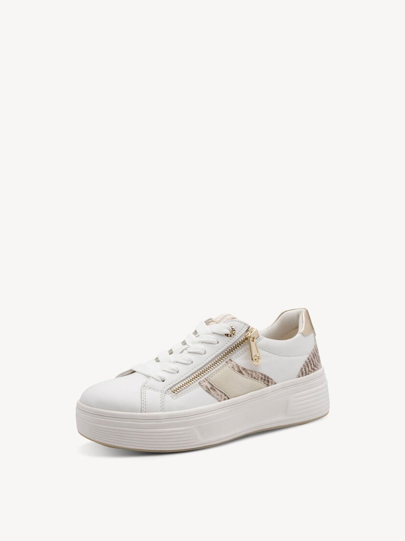 Sneaker - wit, WHITE/SNAKE, hi-res