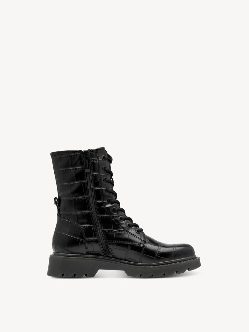 Bottine - noir, BLACK CROCO, hi-res
