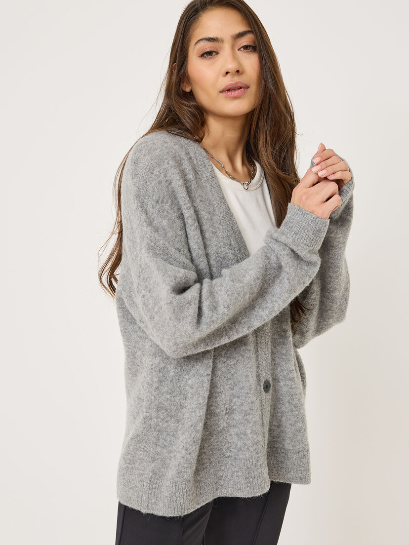Vest - grijs, Medium Grey Melange, hi-res