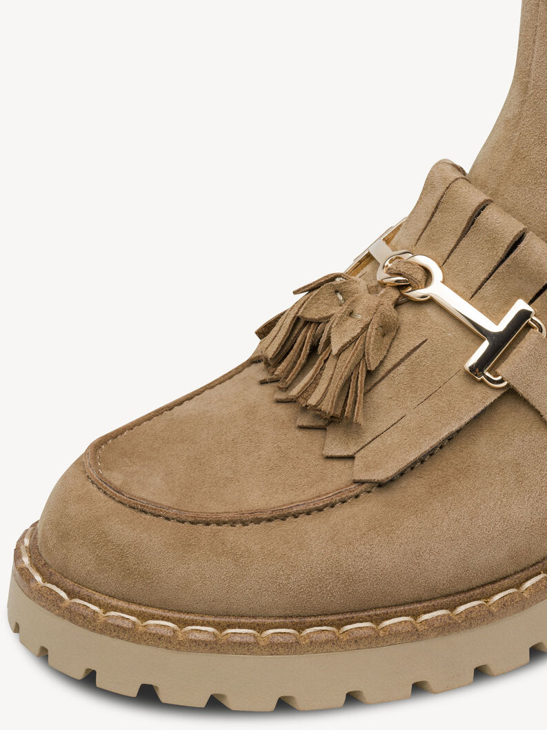 Bottine en cuir - marron, 310, hi-res