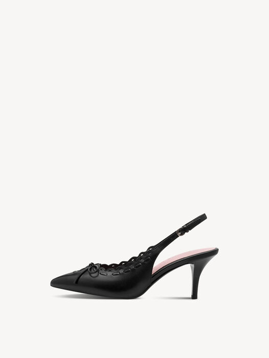 Slingpumps, BLACK, hi-res