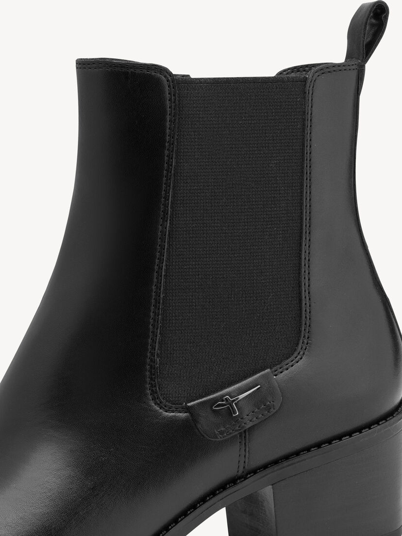Chelseaboot, BLACK LEATHER, hi-res