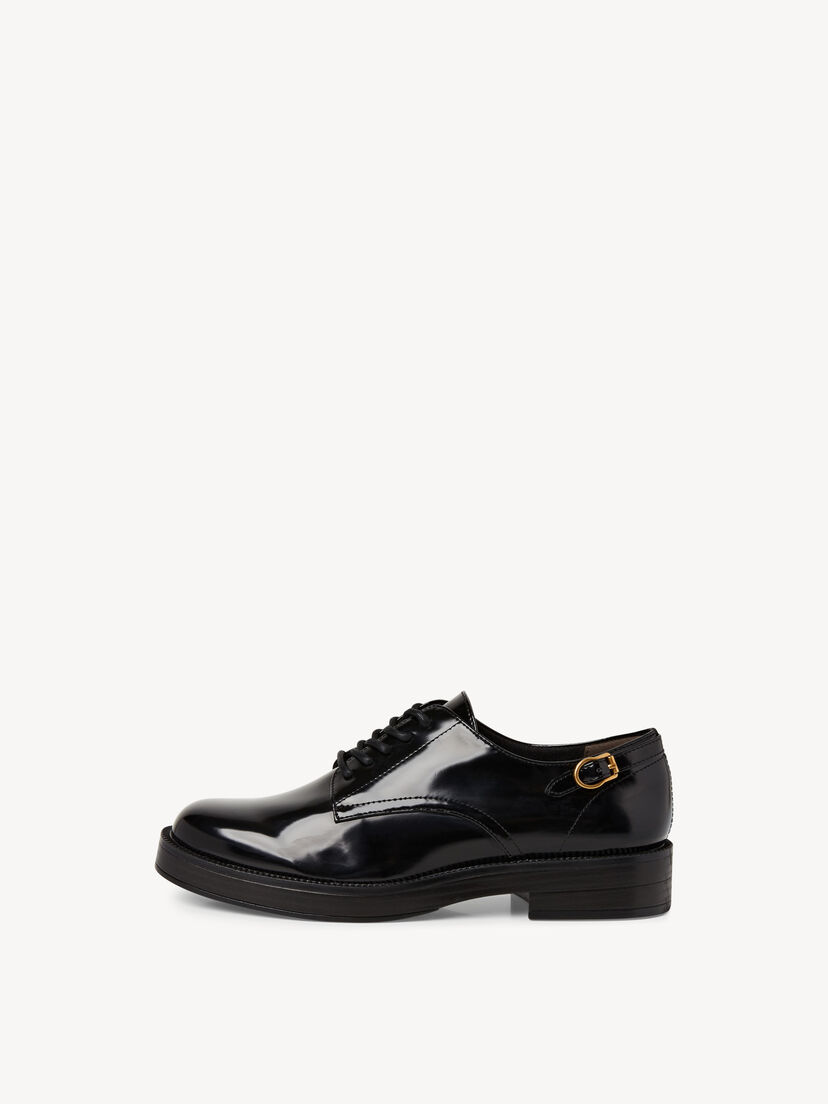 Lage schoen - zwart, BLACK, hi-res