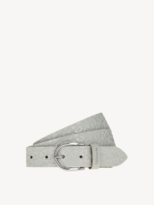 Leren riem, lichtgrijs, hi-res