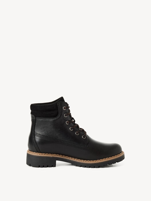 Enkellaarsje, BLACK LEATHER, hi-res
