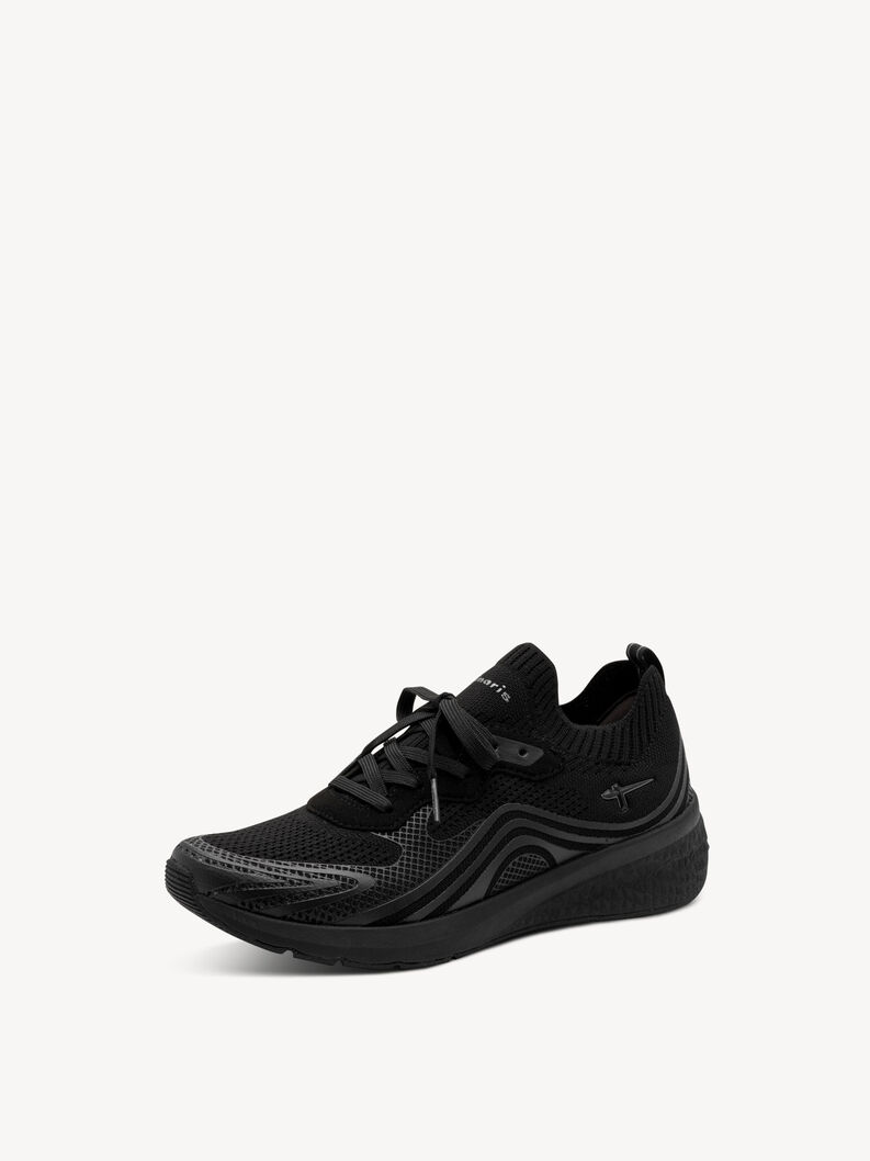 Sneaker - schwarz, BLACK UNI, hi-res