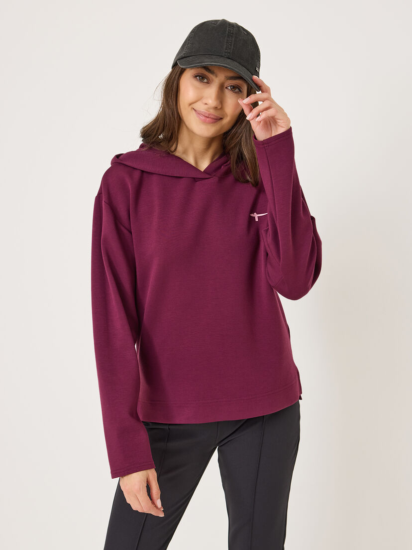 Hoodie - rood, Fig, hi-res