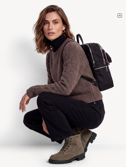 Enkellaarsje, TAUPE SUEDE, hi-res