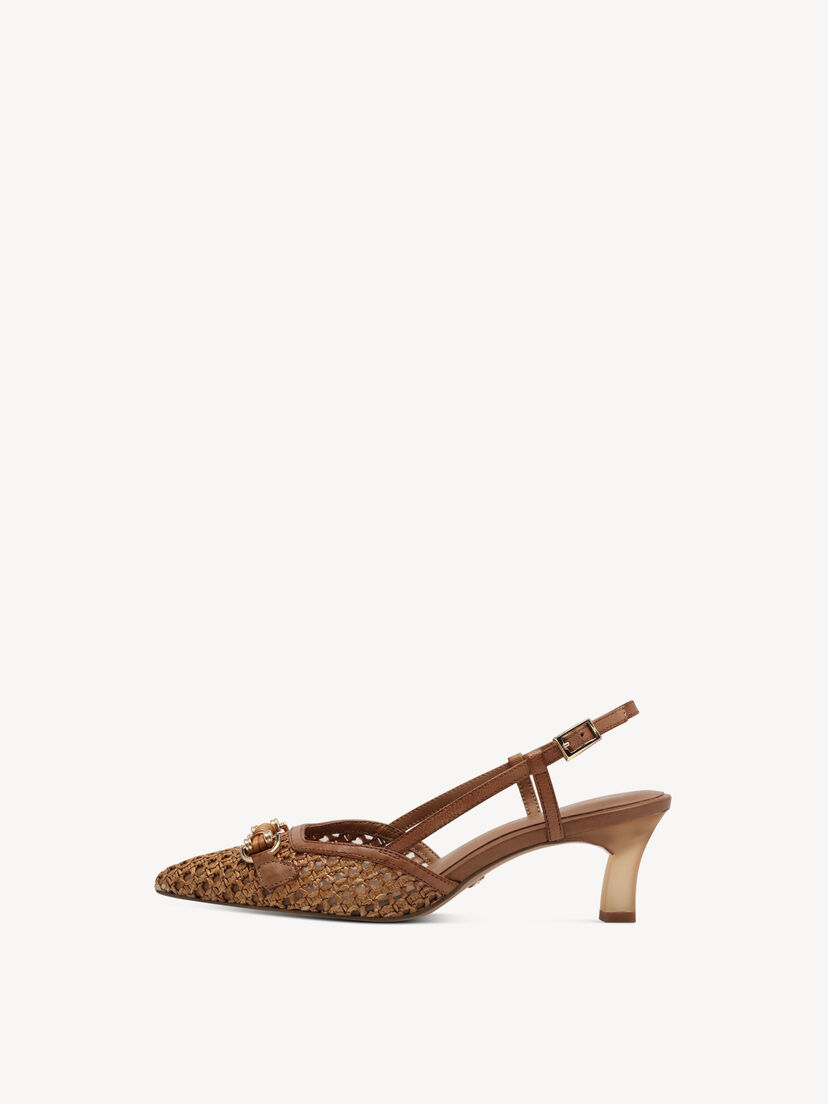 Slingpumps - bruin, cognac, hi-res