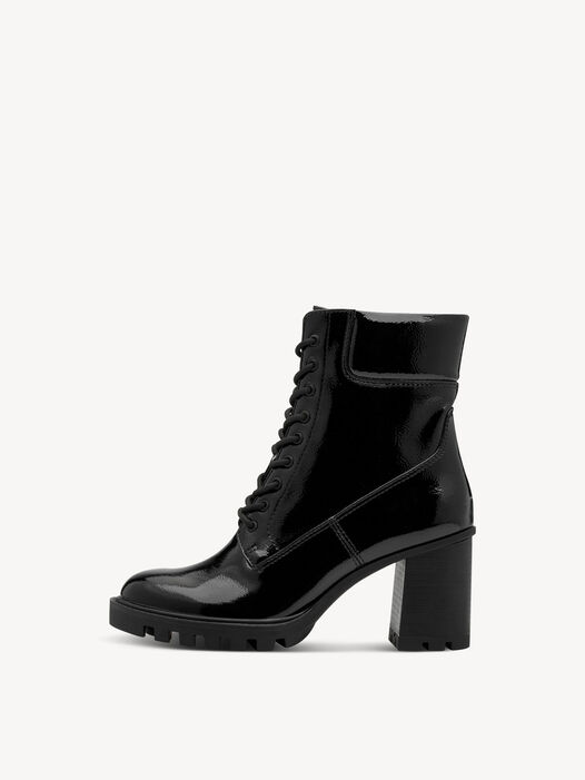 Enkellaarsje, BLACK PATENT, hi-res