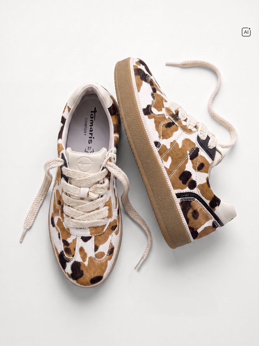 Sneaker - wit, COW, hi-res