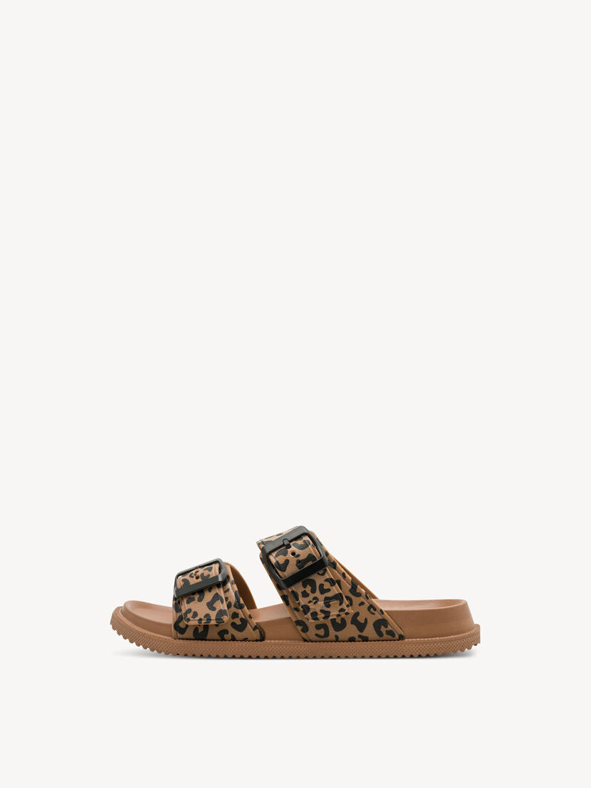 Slipper, COGNAC LEOPARD, hi-res