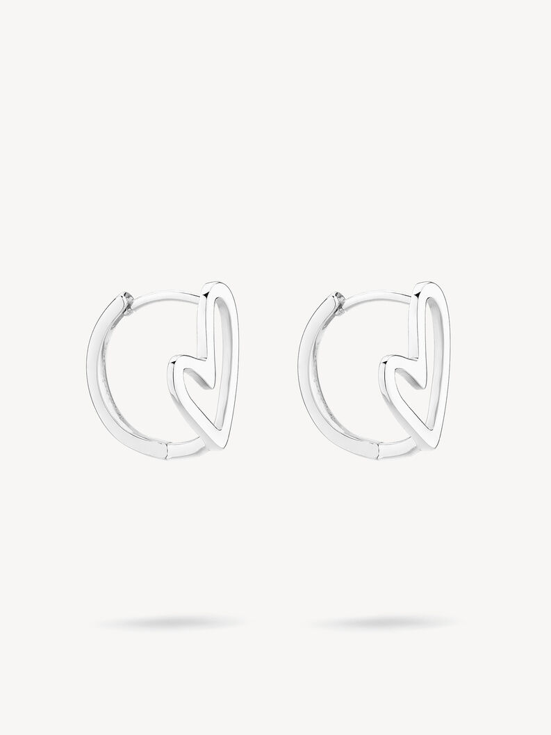 Earrings - silver, silver, hi-res