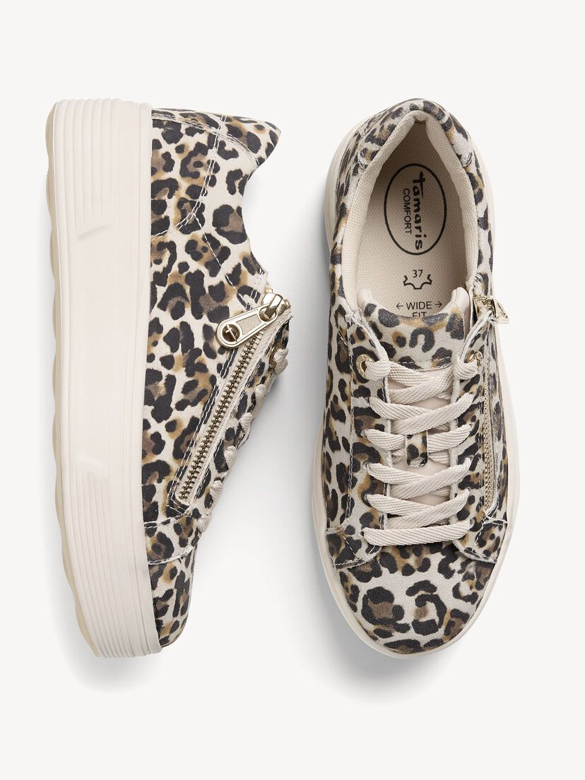 Sneaker - beige, LEOPARD, hi-res