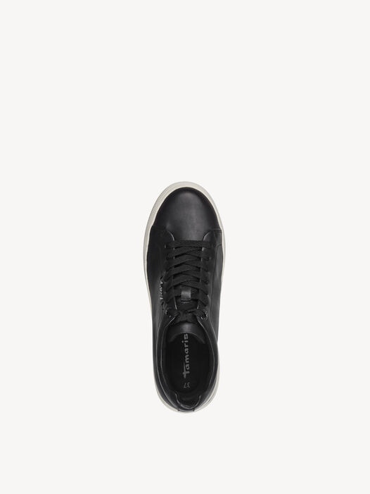 Sneaker, BLACK LEATHER, hi-res