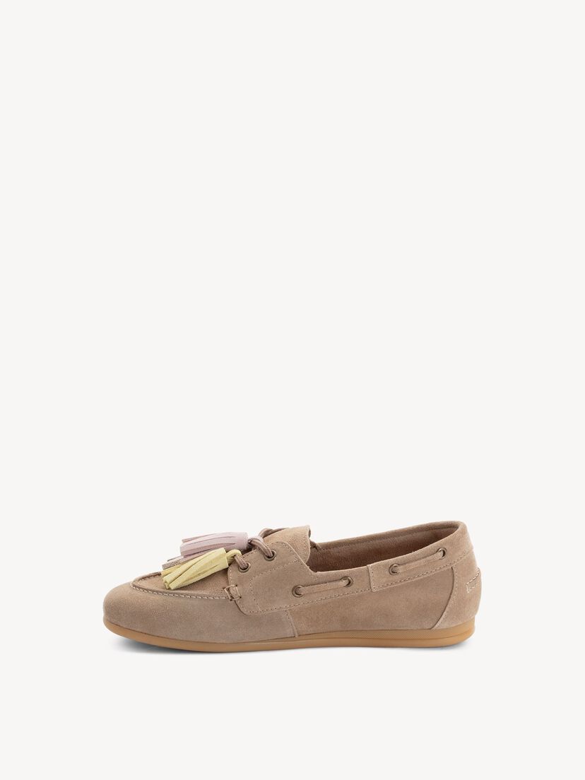 Leren Mocassin - bruin, TAUPE COMB, hi-res
