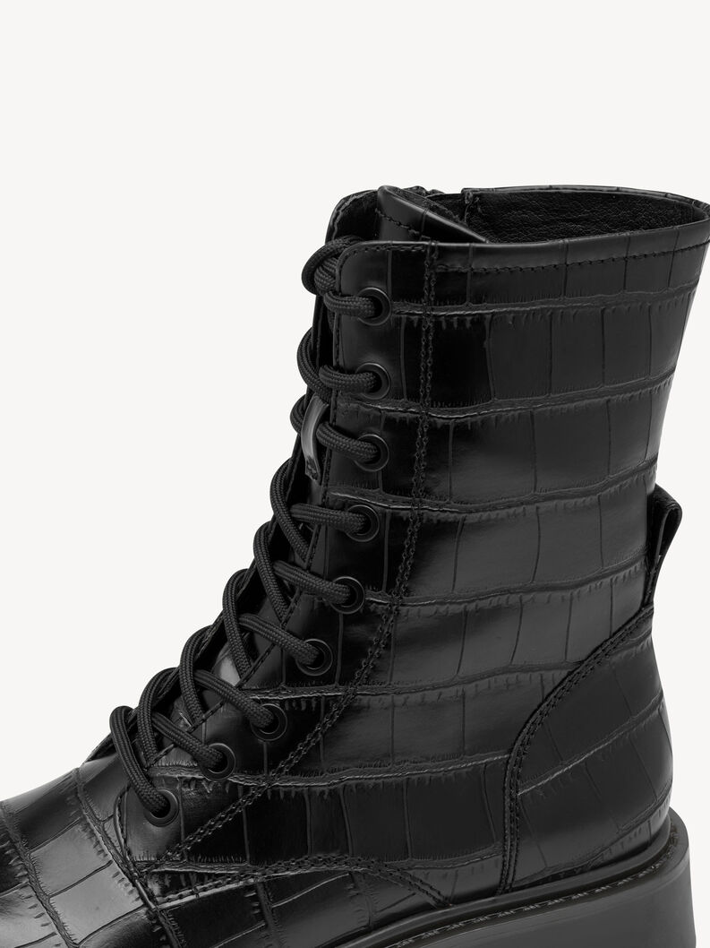 Bottine - noir, BLACK CROCO, hi-res