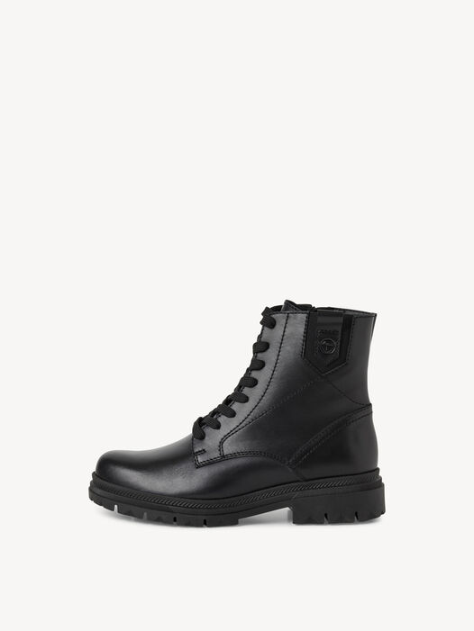 Enkellaarsje, BLACK LEATHER, hi-res