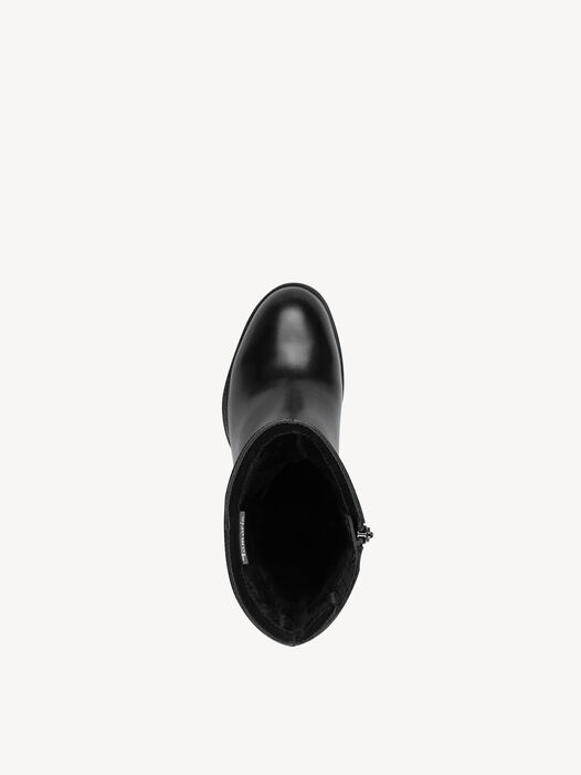 Enkellaarsje, BLACK LEATHER, hi-res