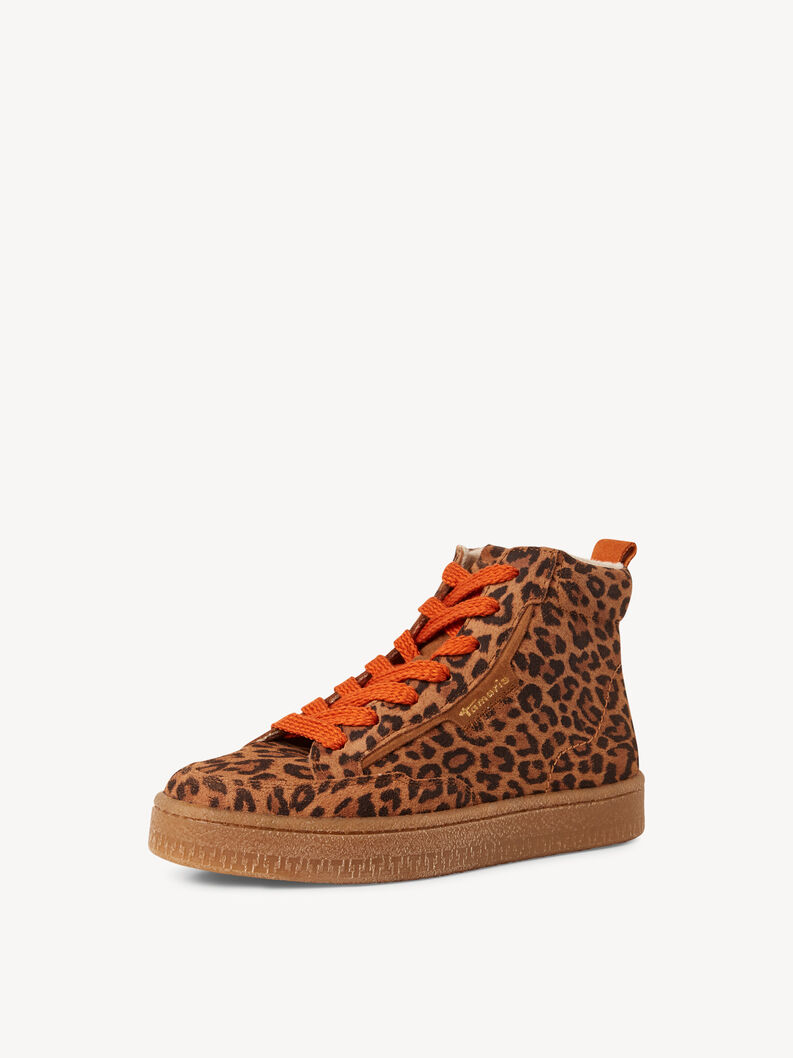 Ankelboots - brun, LEOPARD, hi-res
