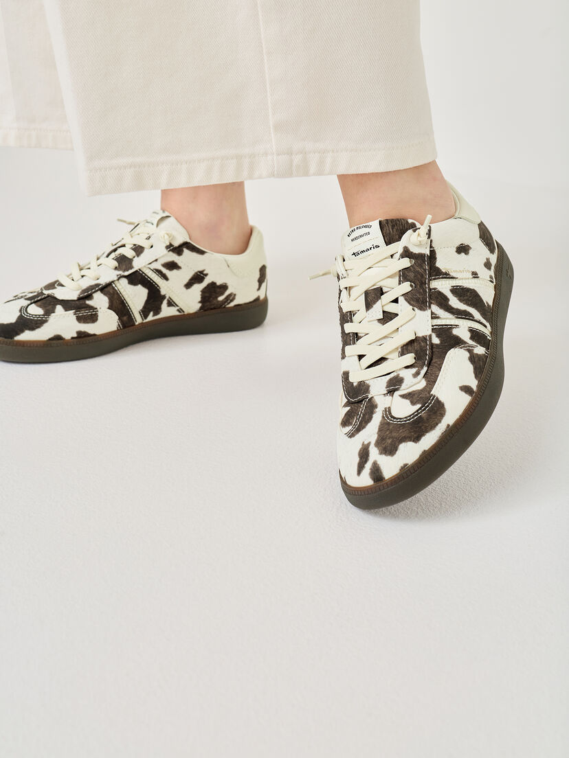 Sneaker - bruin, COW, hi-res